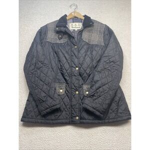 Barbour IRIS quilted jacket women's size 18 Warm Country Hunt Classic Black
